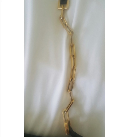 GUCCI TOM FORD Black Suede Flap Med Bag Chain RARE - Picture 4 of 13